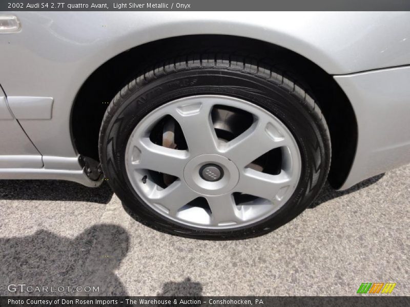 Light Silver Metallic / Onyx 2002 Audi S4 2.7T quattro Avant