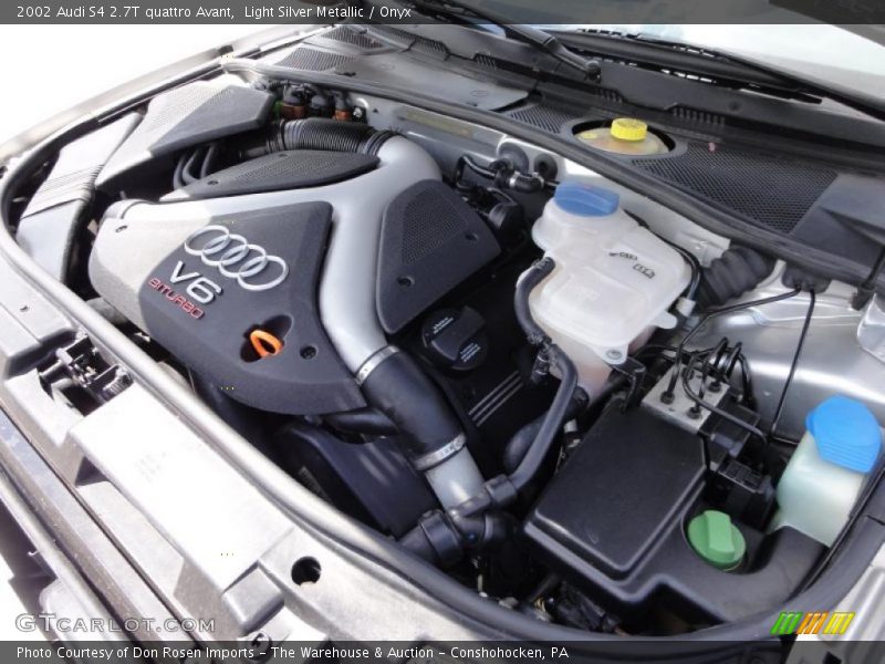  2002 S4 2.7T quattro Avant Engine - 2.7 Liter Twin-Turbocharged DOHC 30-Valve V6