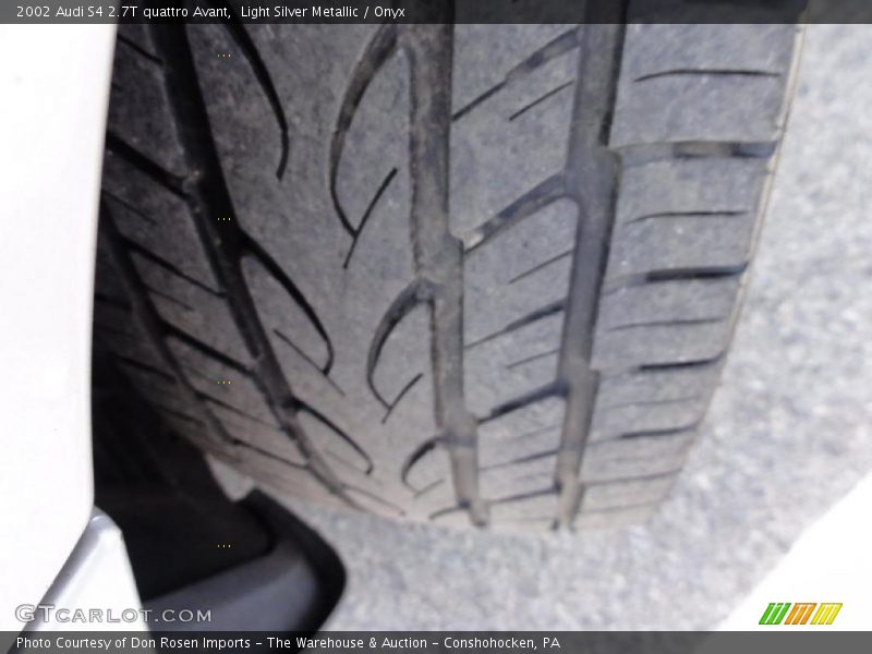 Light Silver Metallic / Onyx 2002 Audi S4 2.7T quattro Avant