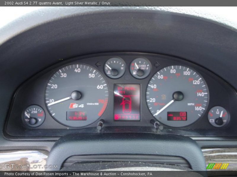  2002 S4 2.7T quattro Avant 2.7T quattro Avant Gauges