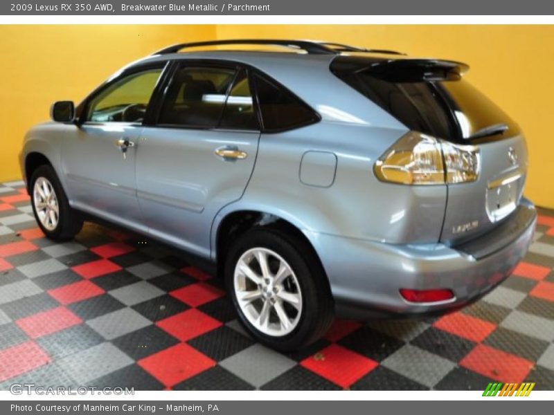 Breakwater Blue Metallic / Parchment 2009 Lexus RX 350 AWD