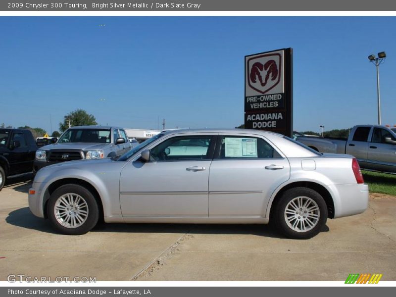 Bright Silver Metallic / Dark Slate Gray 2009 Chrysler 300 Touring