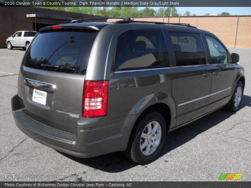 Dark Titanium Metallic / Medium Slate Gray/Light Shale 2010 Chrysler Town & Country Touring