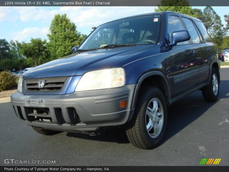 Supermarine Blue Pearl / Charcoal 1999 Honda CR-V EX 4WD