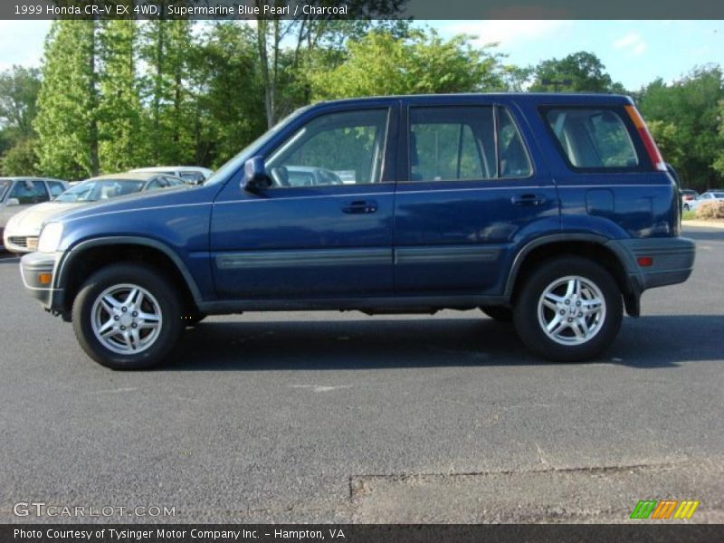 Supermarine Blue Pearl / Charcoal 1999 Honda CR-V EX 4WD