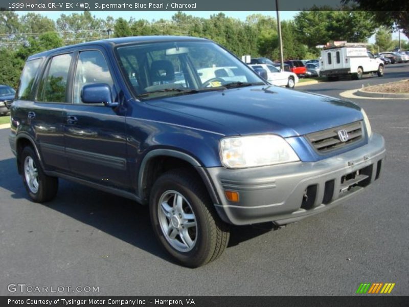 Supermarine Blue Pearl / Charcoal 1999 Honda CR-V EX 4WD