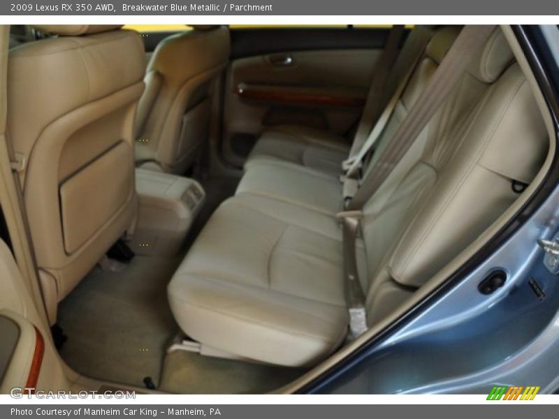 Breakwater Blue Metallic / Parchment 2009 Lexus RX 350 AWD