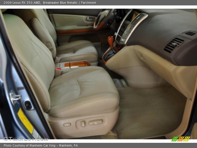 Breakwater Blue Metallic / Parchment 2009 Lexus RX 350 AWD