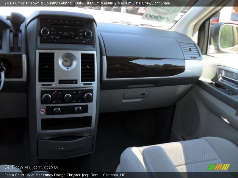 Dark Titanium Metallic / Medium Slate Gray/Light Shale 2010 Chrysler Town & Country Touring