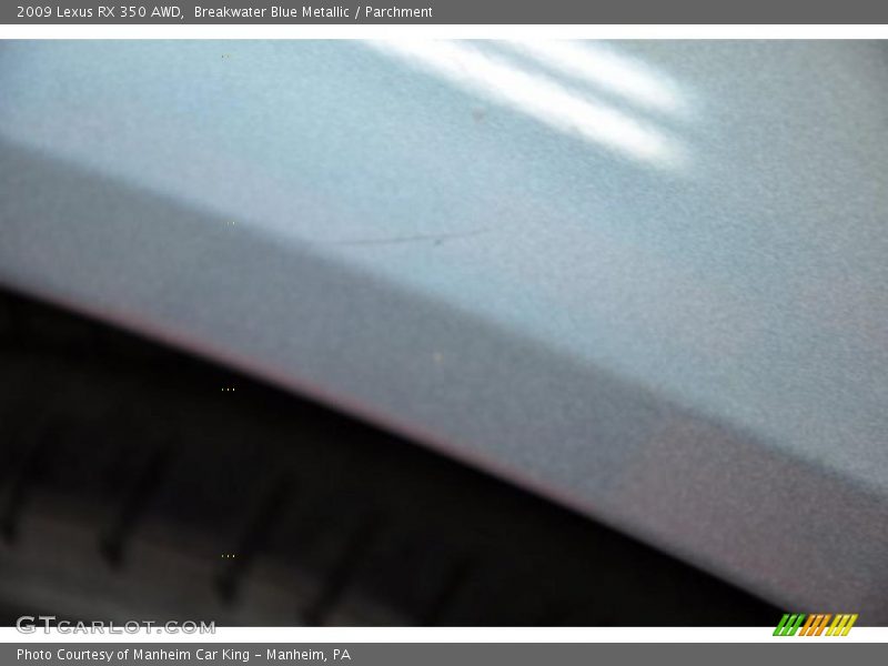 Breakwater Blue Metallic / Parchment 2009 Lexus RX 350 AWD