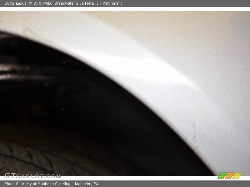 Breakwater Blue Metallic / Parchment 2009 Lexus RX 350 AWD