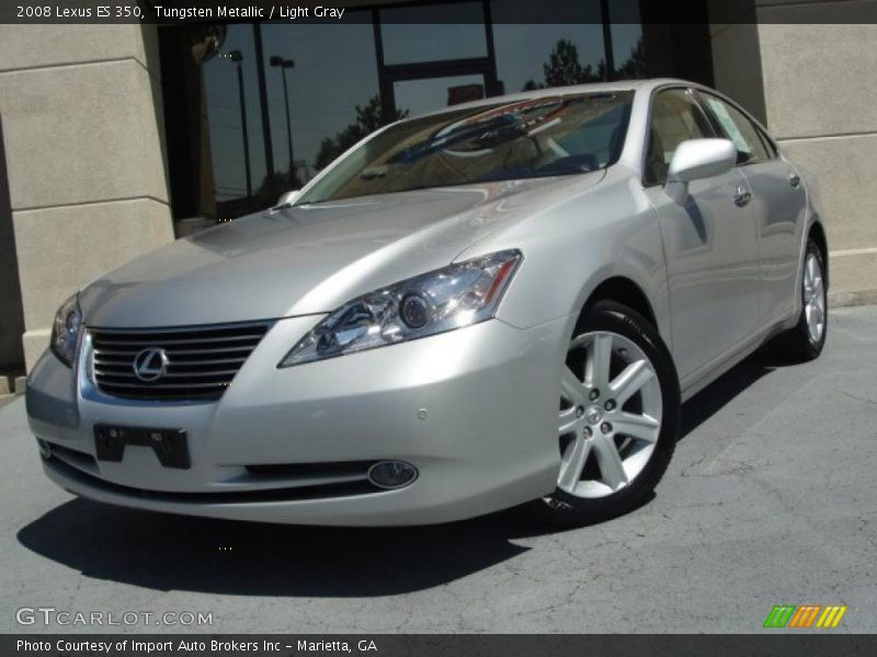 Tungsten Metallic / Light Gray 2008 Lexus ES 350