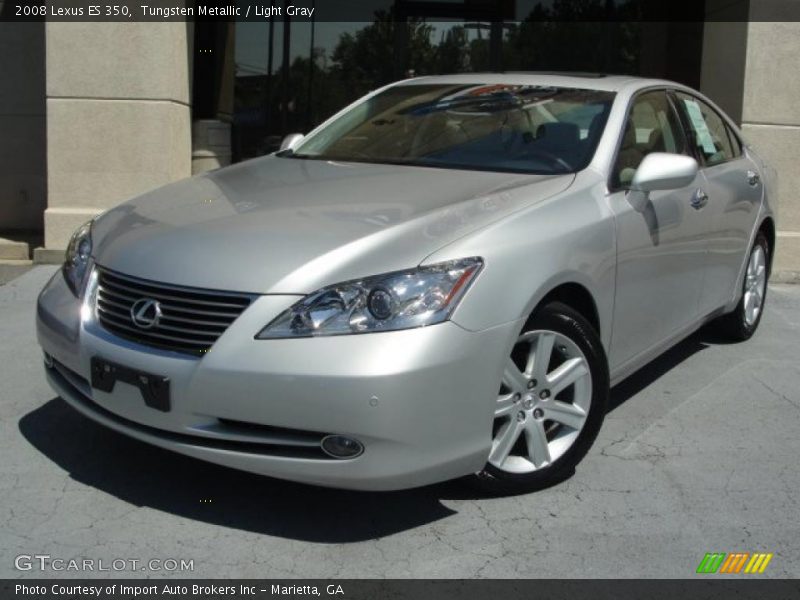 Tungsten Metallic / Light Gray 2008 Lexus ES 350