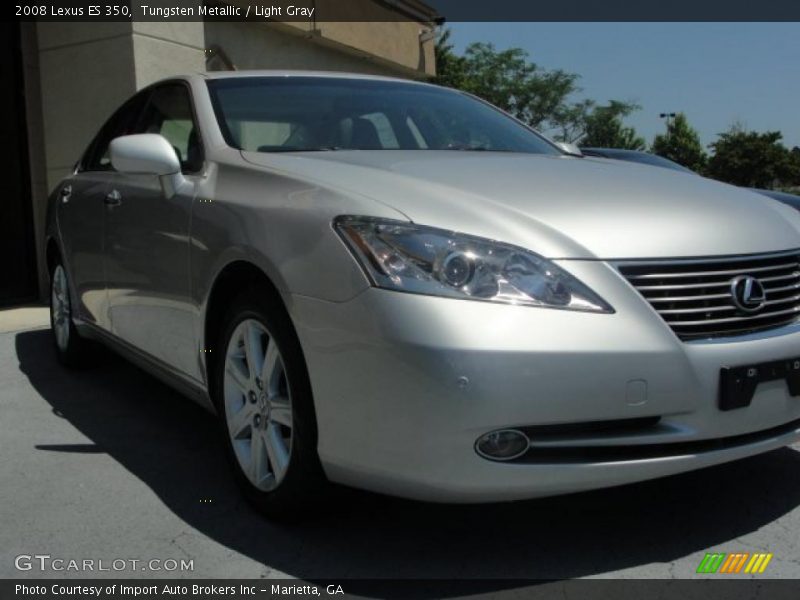 Tungsten Metallic / Light Gray 2008 Lexus ES 350