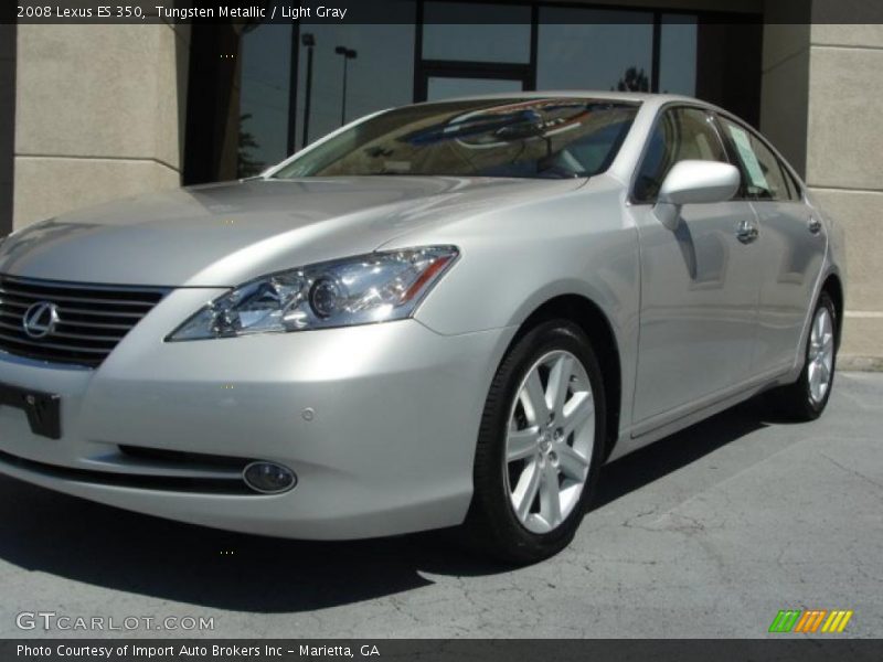 Tungsten Metallic / Light Gray 2008 Lexus ES 350