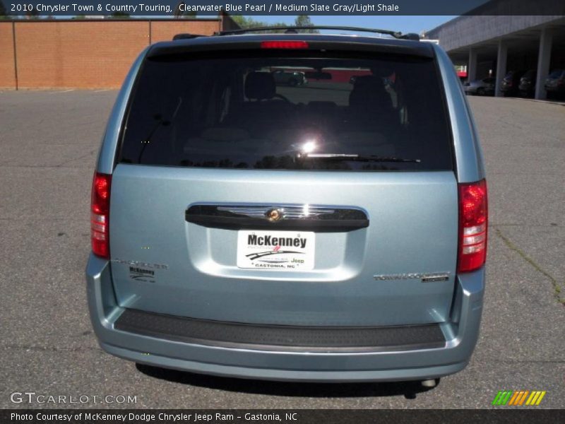 Clearwater Blue Pearl / Medium Slate Gray/Light Shale 2010 Chrysler Town & Country Touring