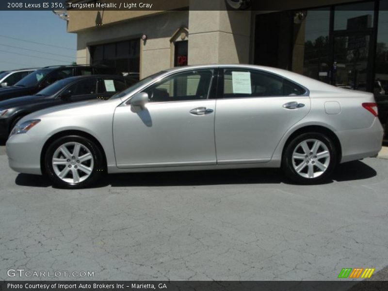 Tungsten Metallic / Light Gray 2008 Lexus ES 350