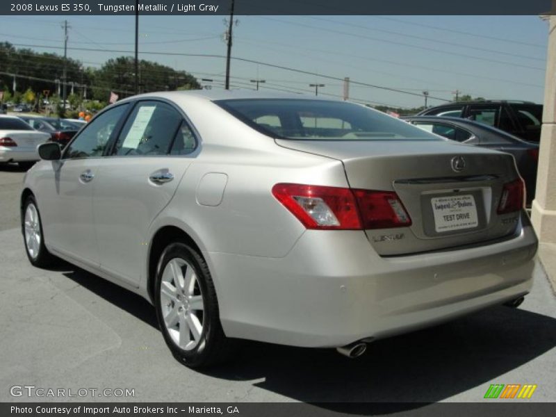 Tungsten Metallic / Light Gray 2008 Lexus ES 350
