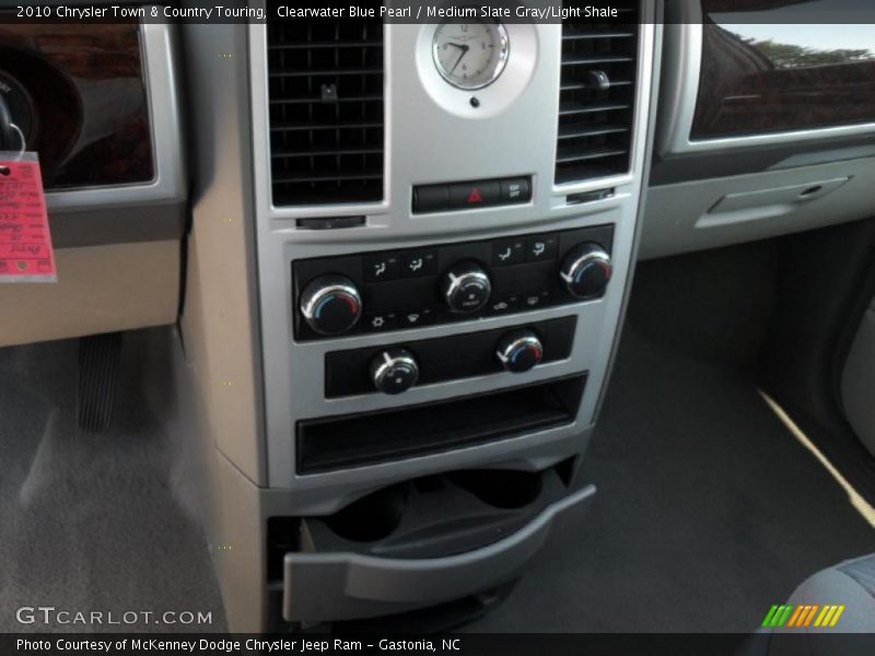 Clearwater Blue Pearl / Medium Slate Gray/Light Shale 2010 Chrysler Town & Country Touring