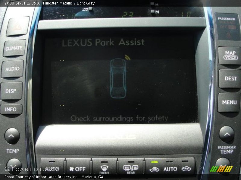Tungsten Metallic / Light Gray 2008 Lexus ES 350