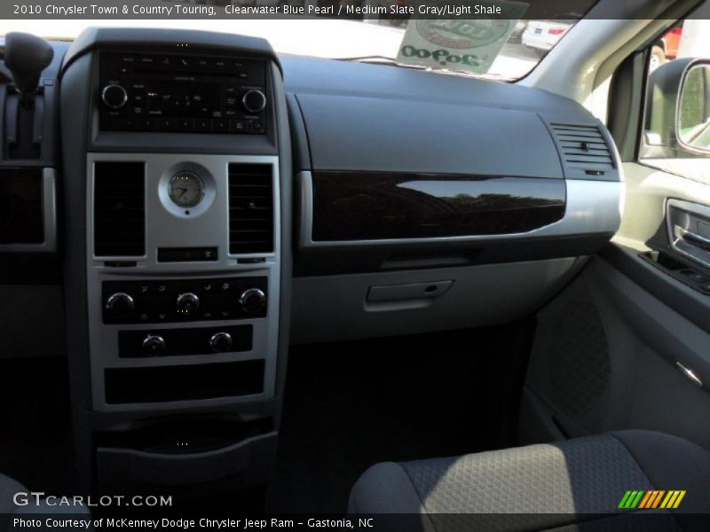 Clearwater Blue Pearl / Medium Slate Gray/Light Shale 2010 Chrysler Town & Country Touring
