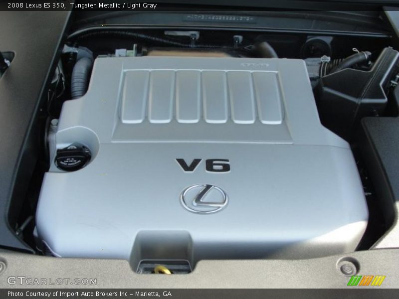 Tungsten Metallic / Light Gray 2008 Lexus ES 350