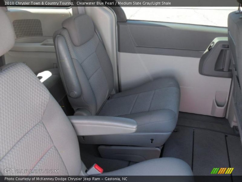 Clearwater Blue Pearl / Medium Slate Gray/Light Shale 2010 Chrysler Town & Country Touring