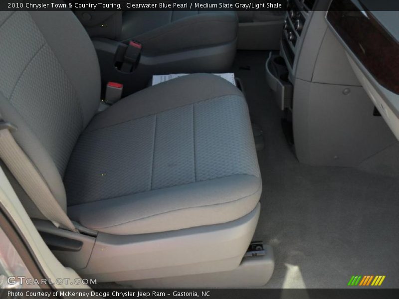 Clearwater Blue Pearl / Medium Slate Gray/Light Shale 2010 Chrysler Town & Country Touring