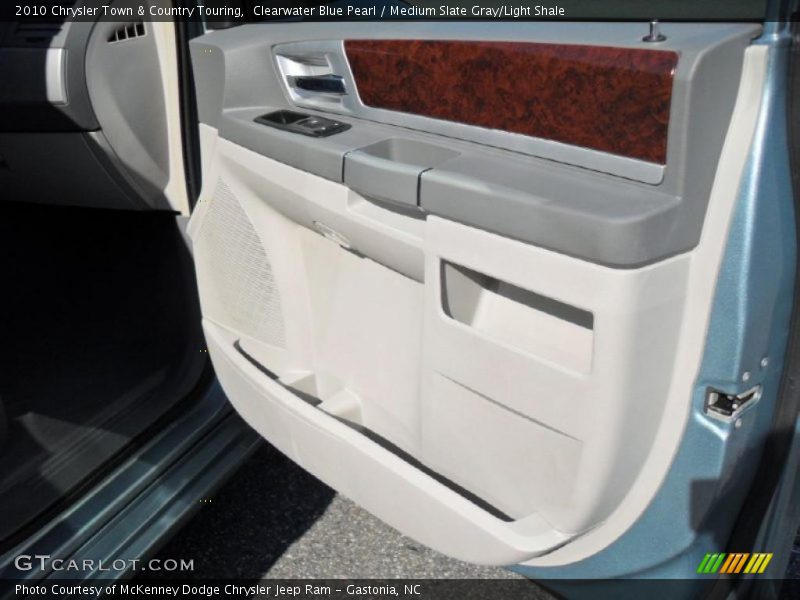 Clearwater Blue Pearl / Medium Slate Gray/Light Shale 2010 Chrysler Town & Country Touring