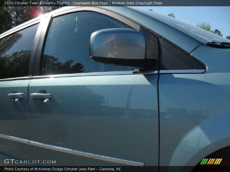 Clearwater Blue Pearl / Medium Slate Gray/Light Shale 2010 Chrysler Town & Country Touring