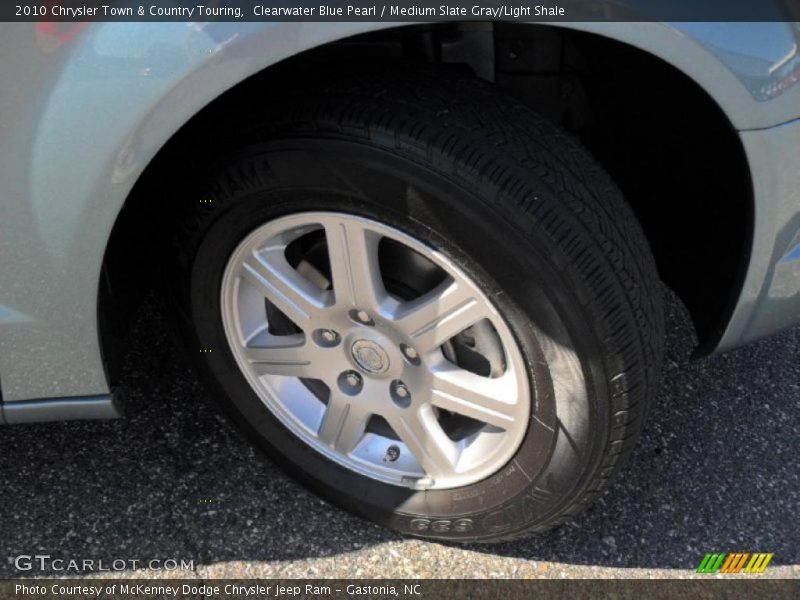 Clearwater Blue Pearl / Medium Slate Gray/Light Shale 2010 Chrysler Town & Country Touring
