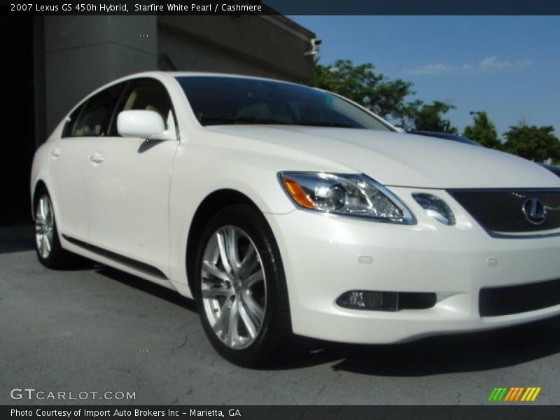 Starfire White Pearl / Cashmere 2007 Lexus GS 450h Hybrid
