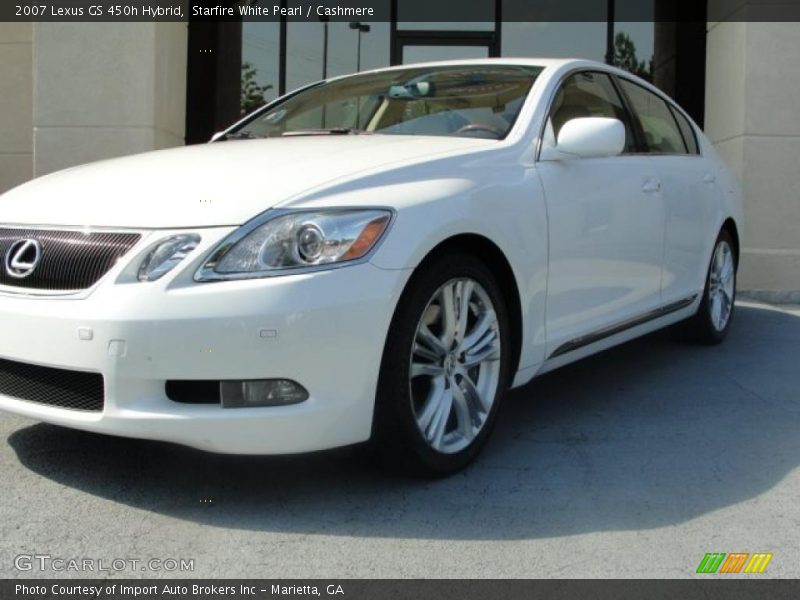 Starfire White Pearl / Cashmere 2007 Lexus GS 450h Hybrid