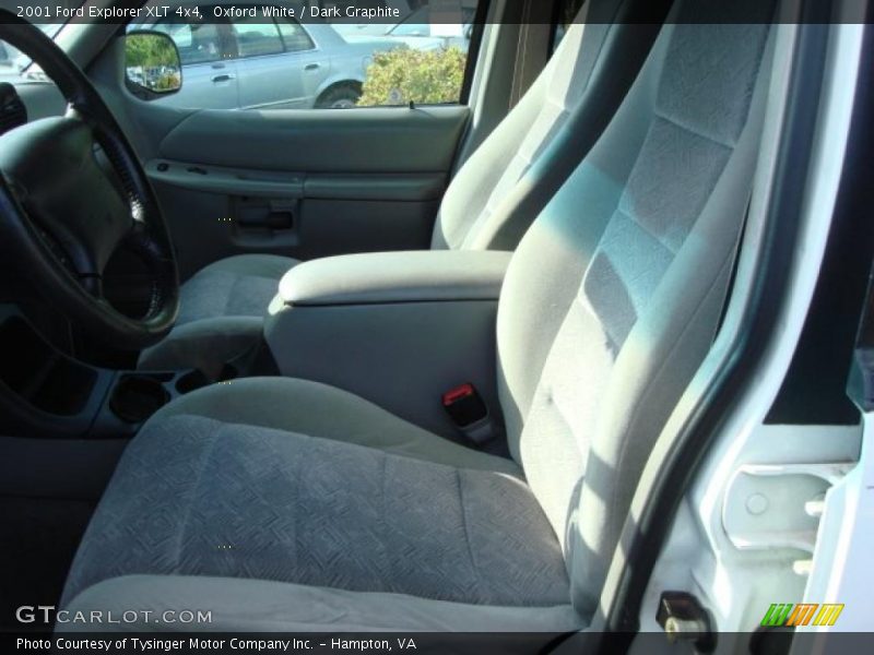 Oxford White / Dark Graphite 2001 Ford Explorer XLT 4x4