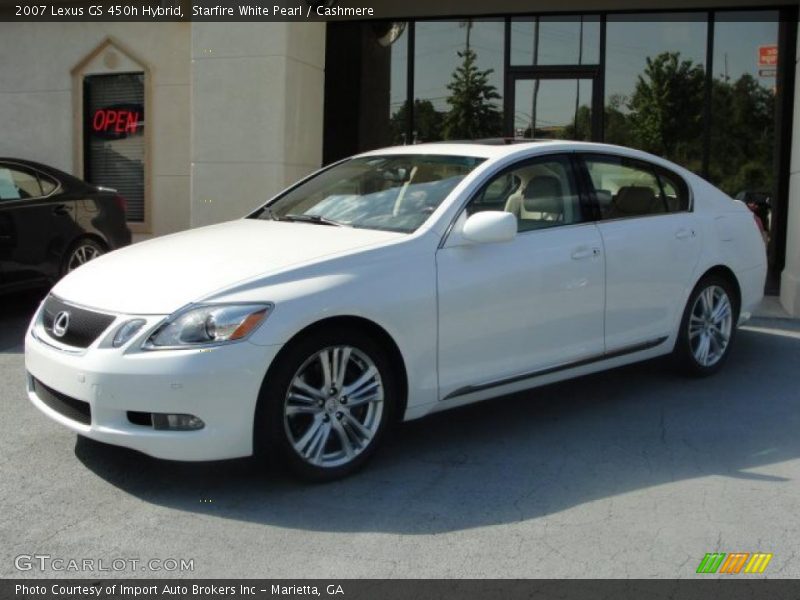 Starfire White Pearl / Cashmere 2007 Lexus GS 450h Hybrid
