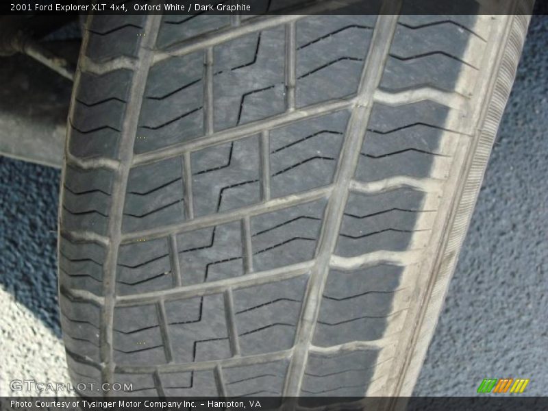 Oxford White / Dark Graphite 2001 Ford Explorer XLT 4x4