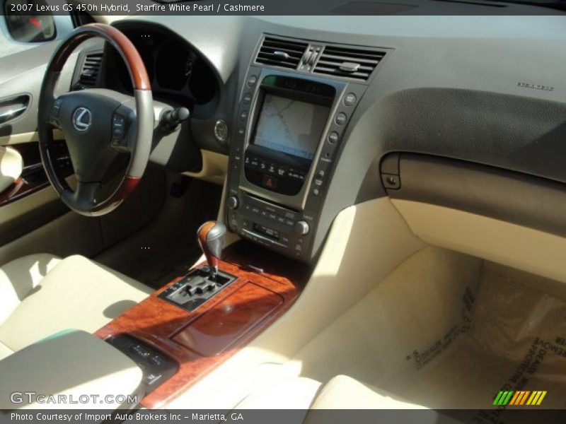 Starfire White Pearl / Cashmere 2007 Lexus GS 450h Hybrid
