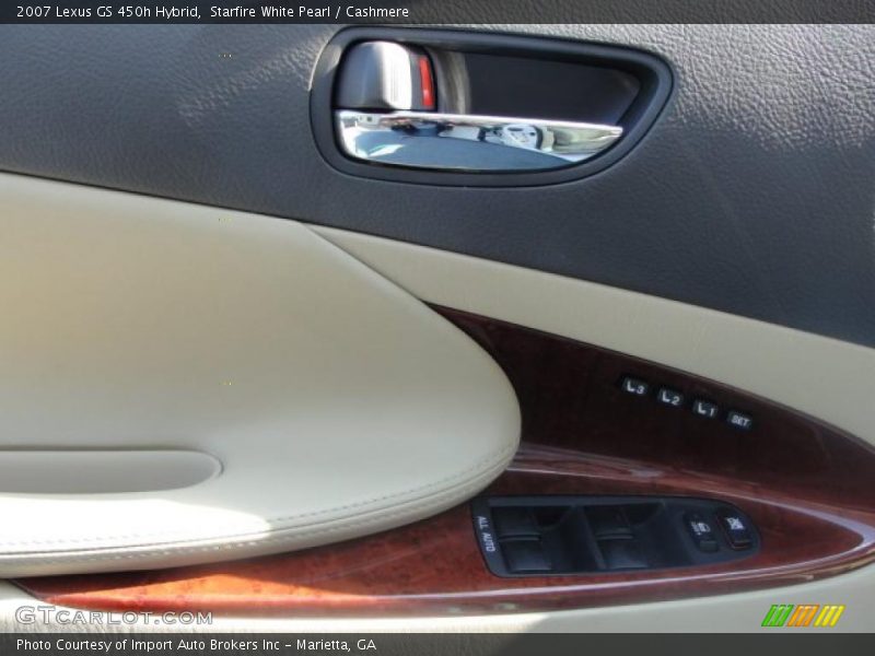 Starfire White Pearl / Cashmere 2007 Lexus GS 450h Hybrid