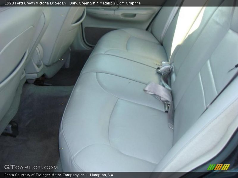 Dark Green Satin Metallic / Light Graphite 1998 Ford Crown Victoria LX Sedan
