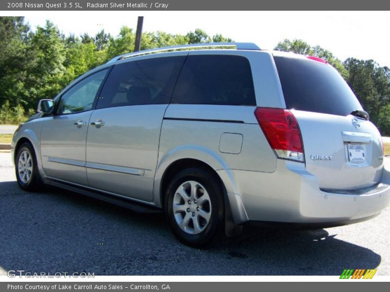 Radiant Silver Metallic / Gray 2008 Nissan Quest 3.5 SL