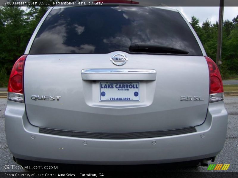 Radiant Silver Metallic / Gray 2008 Nissan Quest 3.5 SL