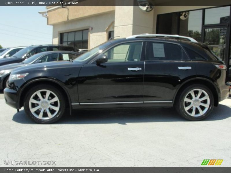 Black Obsidian / Willow 2005 Infiniti FX 35