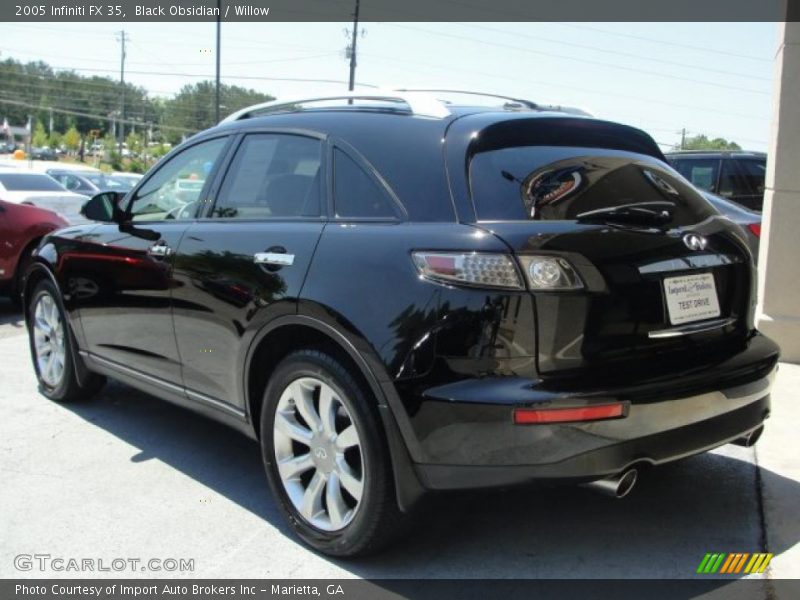 Black Obsidian / Willow 2005 Infiniti FX 35