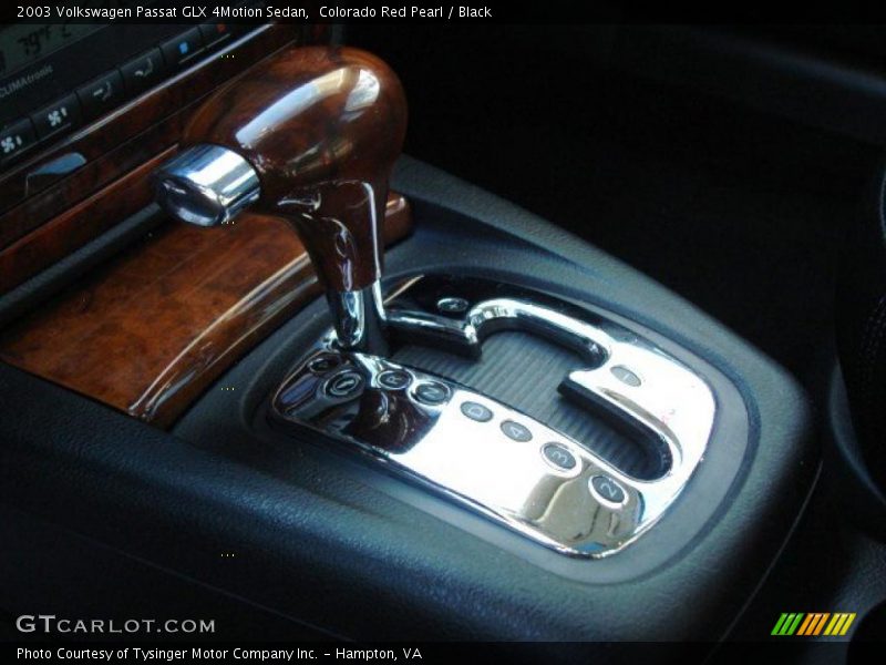  2003 Passat GLX 4Motion Sedan 5 Speed Tiptronic Automatic Shifter