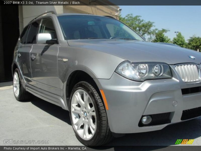  2007 X3 3.0si Titanium Silver Metallic