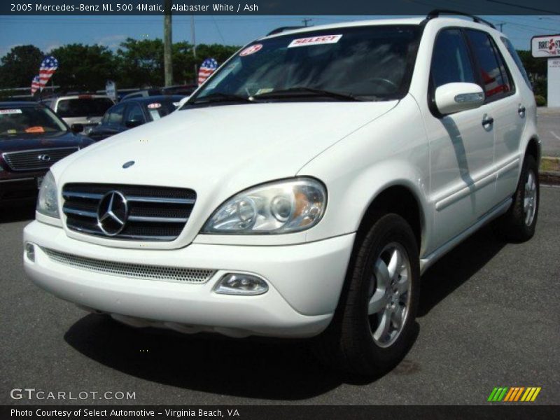 Alabaster White / Ash 2005 Mercedes-Benz ML 500 4Matic