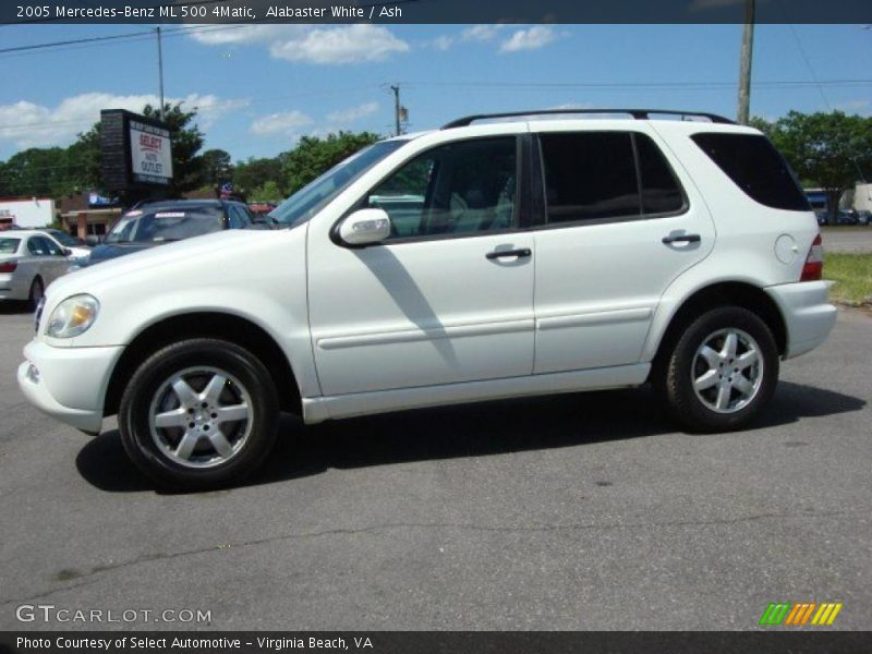 Alabaster White / Ash 2005 Mercedes-Benz ML 500 4Matic