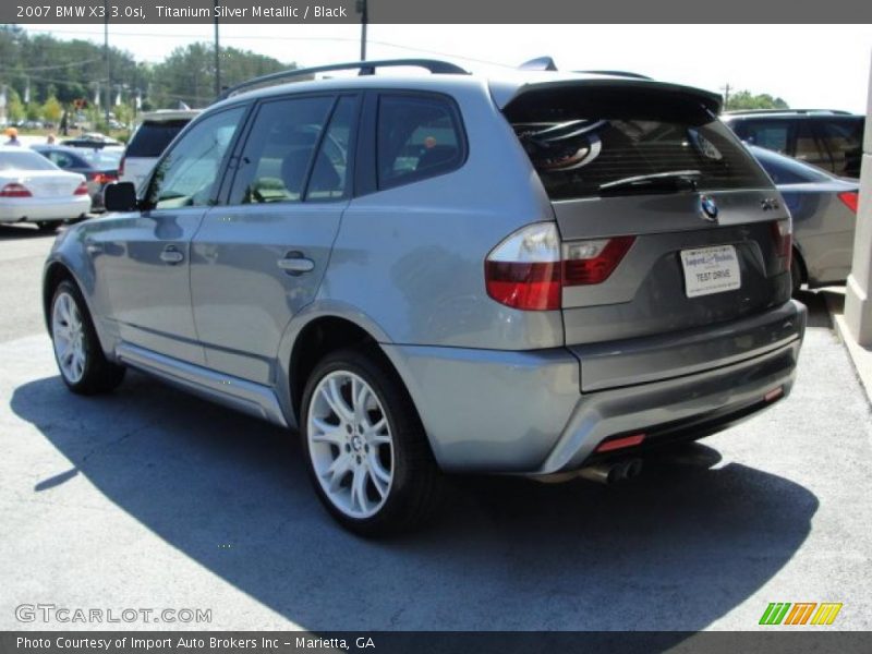  2007 X3 3.0si Titanium Silver Metallic