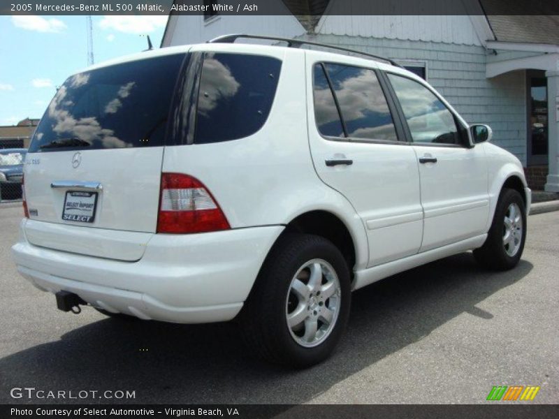Alabaster White / Ash 2005 Mercedes-Benz ML 500 4Matic