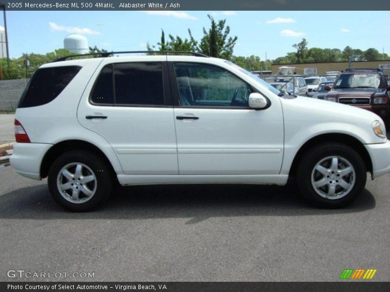 Alabaster White / Ash 2005 Mercedes-Benz ML 500 4Matic